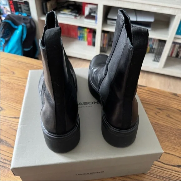 Vagabond Tara Black Chelsea Boots size 39 - Picture 6 of 10